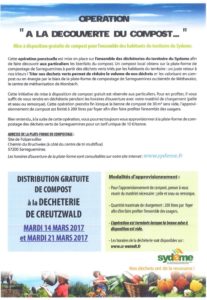 Afficha à la découverte du compost mars 2017